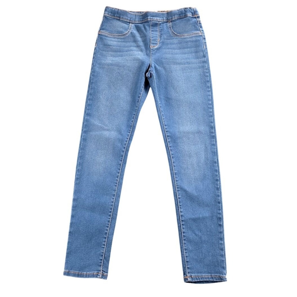 Levis Girls Pull On Jeggings Medium Wash Blue Skinny Jeans Size 16 Regular